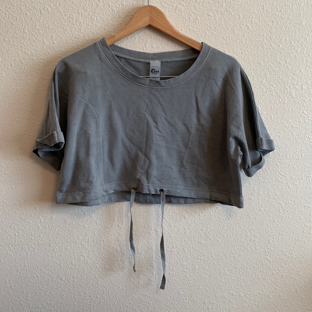 Zyia Active Gray Croptop